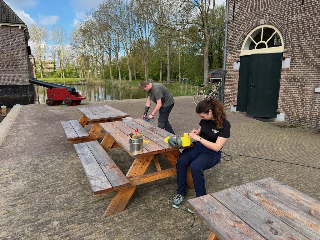 schuren picknick sets op het Kruithuis