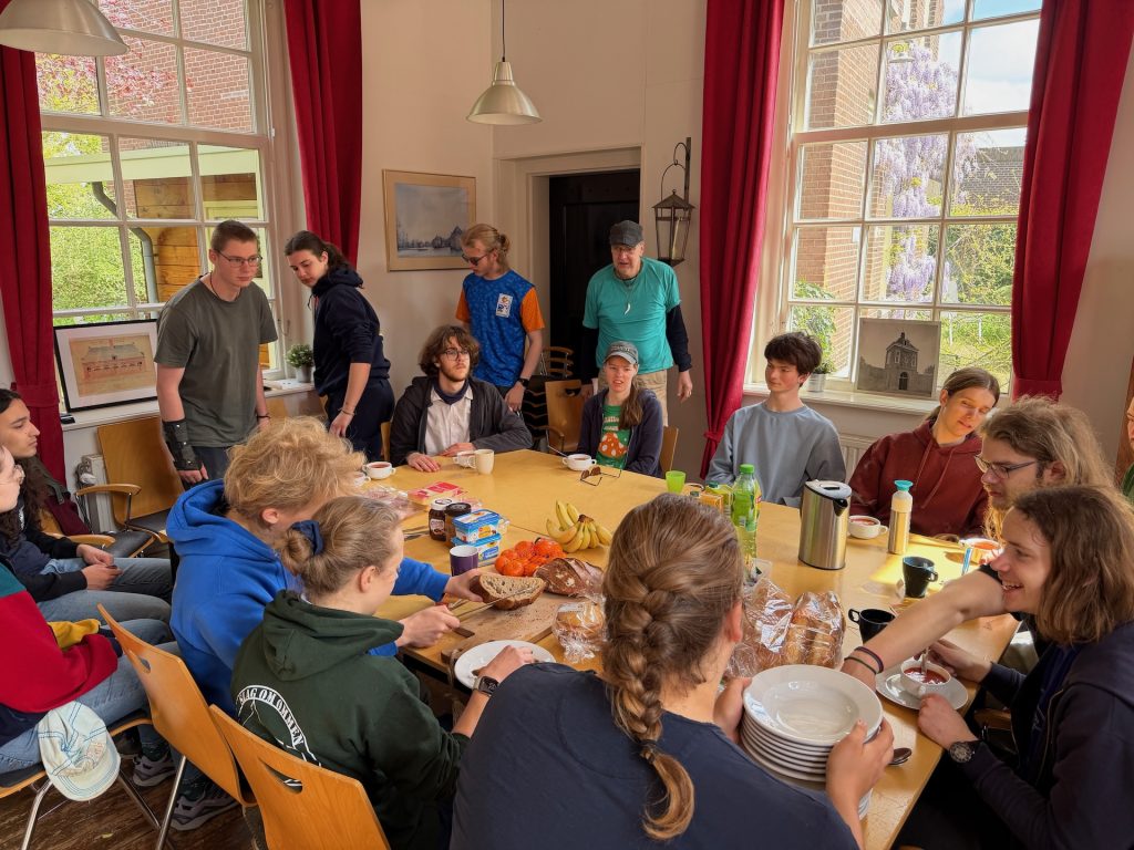 Gezellig lunchen op het Kruithuis